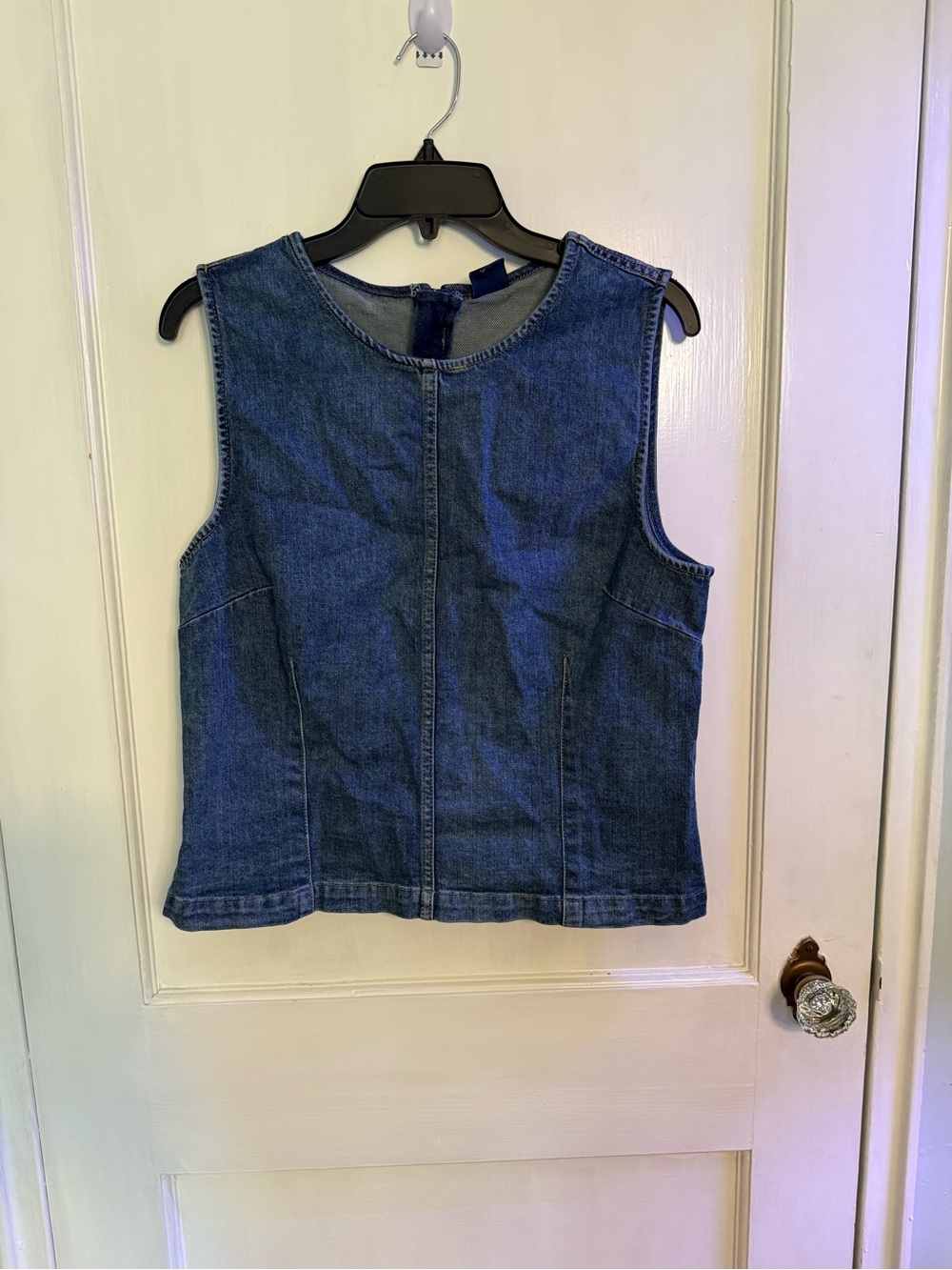 GAP Dark Blue Denim Sleeveless Tank Top